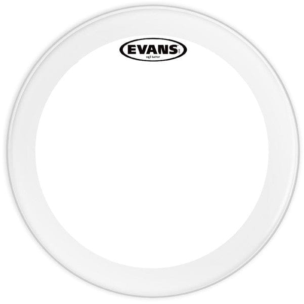evans drum heads evans bass drumhead eq3 bass batter 22" bd22gb3