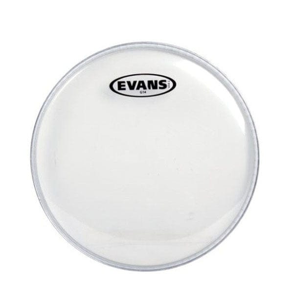 evans drum heads evans tt12g14 g14 12" clear drumhead