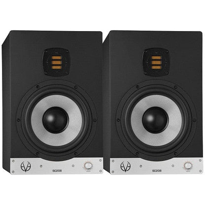 eve audio monitor speakers pair eve audio sc208 2-way 8inch active studio monitor   