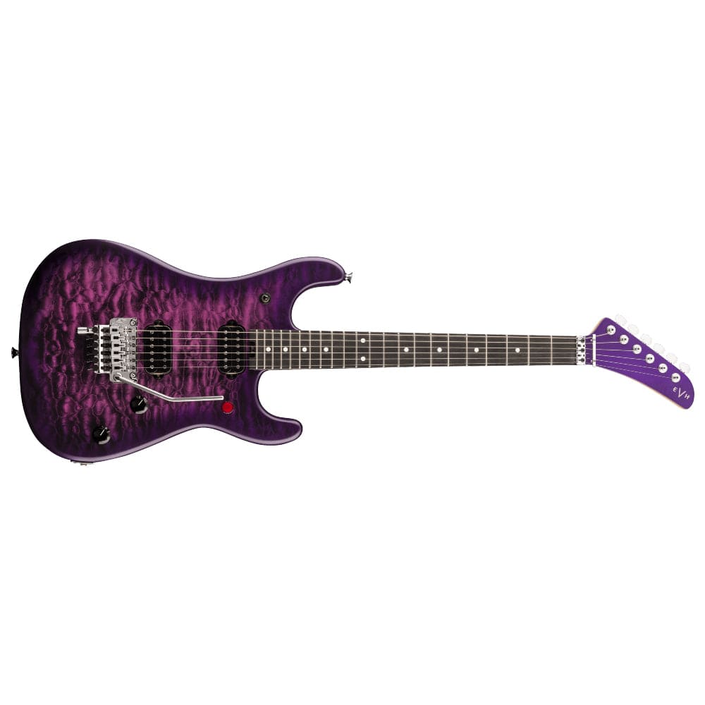 evh electric guitars evh 5150 series quilt maple deluxe electric guitar    #color_purple-daze