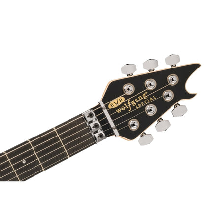 EVH Electric Guitars Red with Black and White Stripes EVH Wolfgang Special Striped Series 6 String Electric Guitar