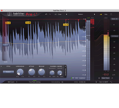 FabFilter Virtual Processors FabFilter Pro-L 2 Limiter