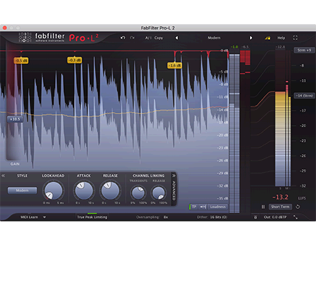 FabFilter Virtual Processors FabFilter Pro-L 2 Limiter