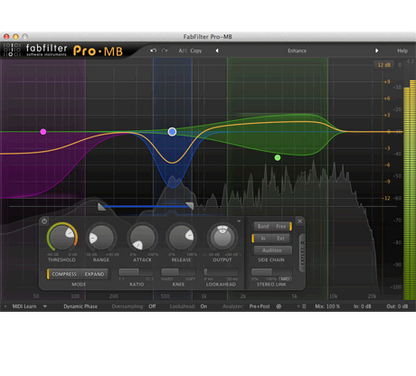 FabFilter Virtual Processors FabFilter Pro-MB Multi-Band Dynamics Processor