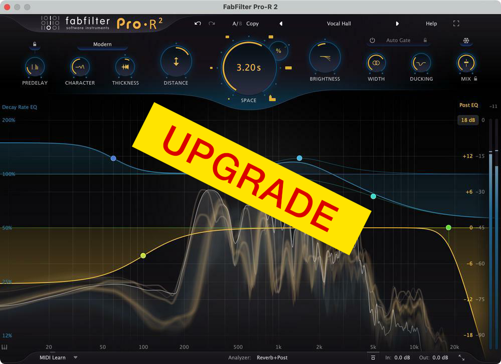 FabFilter Virtual Processors FabFilter Pro-R 2 Upgrade: Upgrade to FabFilter Pro-R 2 – Professional Audio Software & Plugin