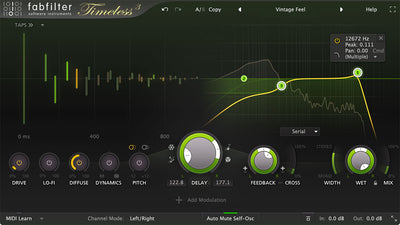 FabFilter Timeless 3 Vintage Delay – Professional Audio Software & Plugin