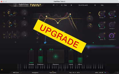 FabFilter Virtual Processors FabFilter Twin 3 Upgrade: Upgrade to FabFilter Twin 3 – Professional Audio Software & Plugin