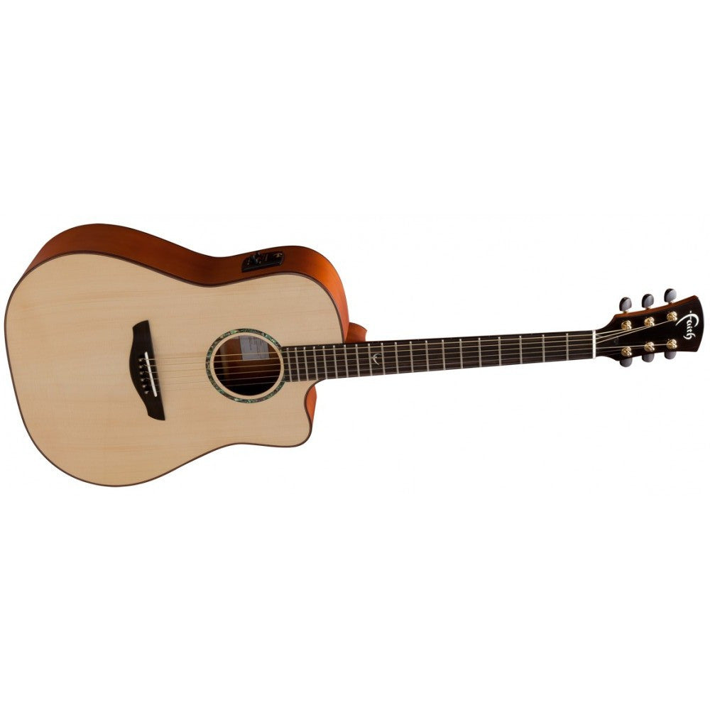 faith electro acoustic guitars faith eclipse saturn (fecs) electro acoustic guitar - natural