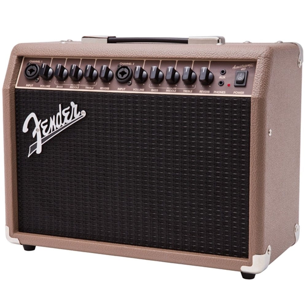 fender acoustic guitar amplifiers fender acoustasonic 40 combo acoustic guitar amplifier