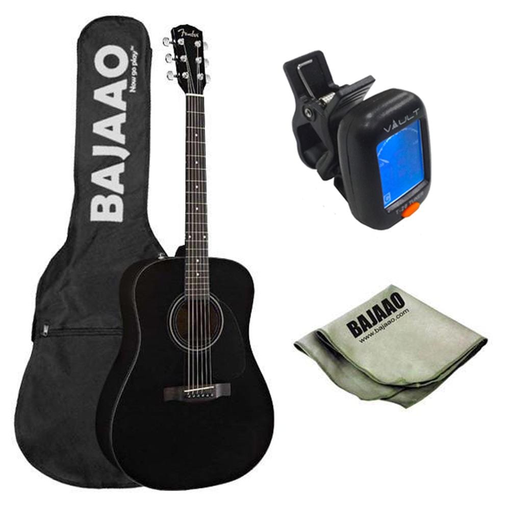 fender acoustic guitar bundles black fender cd-60 dreadnought acoustic guitar bundle    