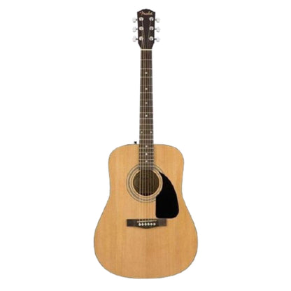 fender acoustic guitar bundles fender fa-115 dreadnought acoustic guitar bundle - natural with gigbag, picks, strap and polishing cloth