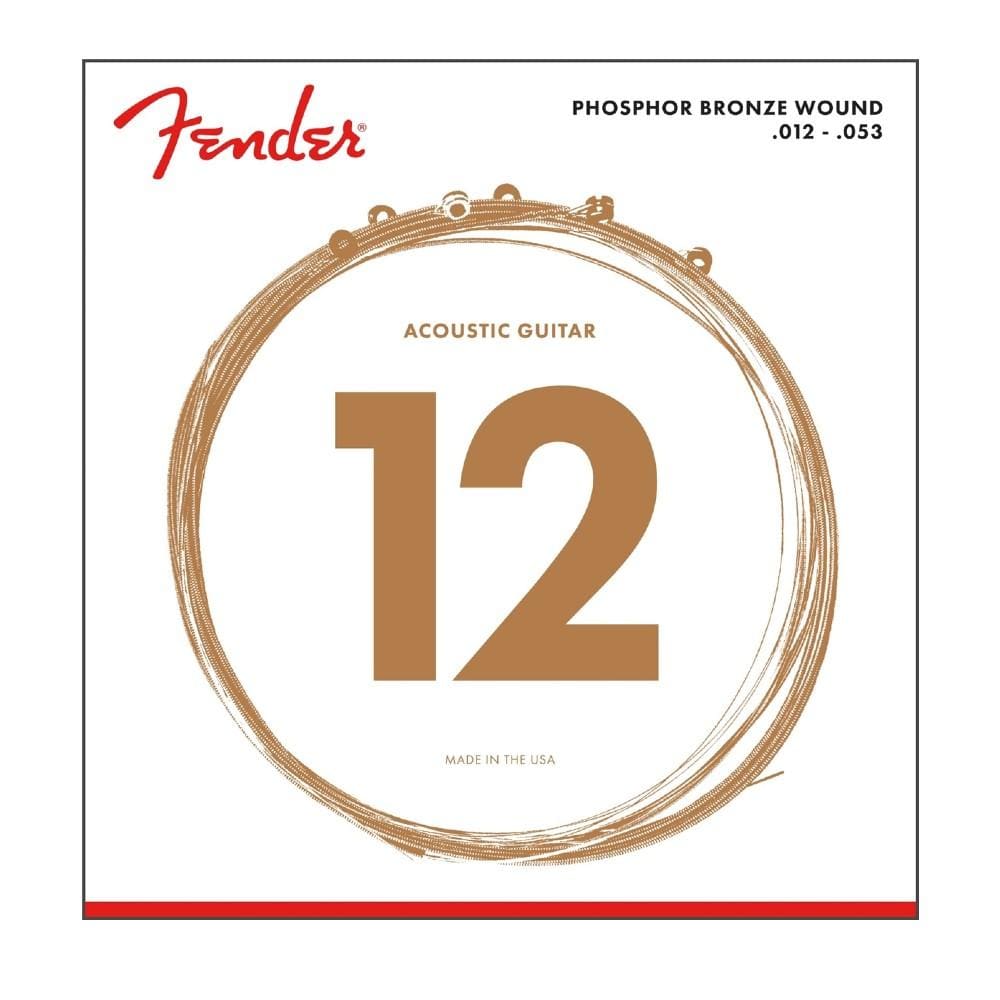 fender acoustic guitar strings fender 60l phophor bronze acoustic guitar string