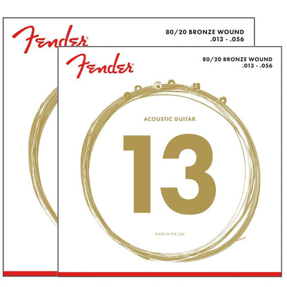 Fender Acoustic Guitar Strings Fender 70M 80/20 Bronze Acoustic Guitar Strings
