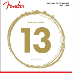 Fender Acoustic Guitar Strings Pack Of 1 Fender 70M 80/20 Bronze Acoustic Guitar Strings