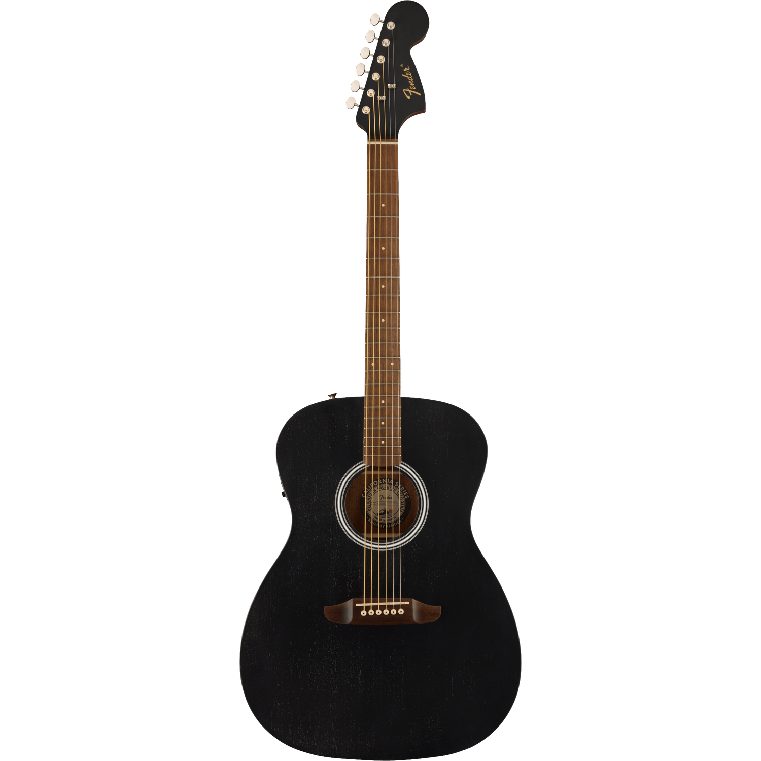 Fender Acoustic Guitars Black Fender Monterey Standard 6 String Acoustic Guitar