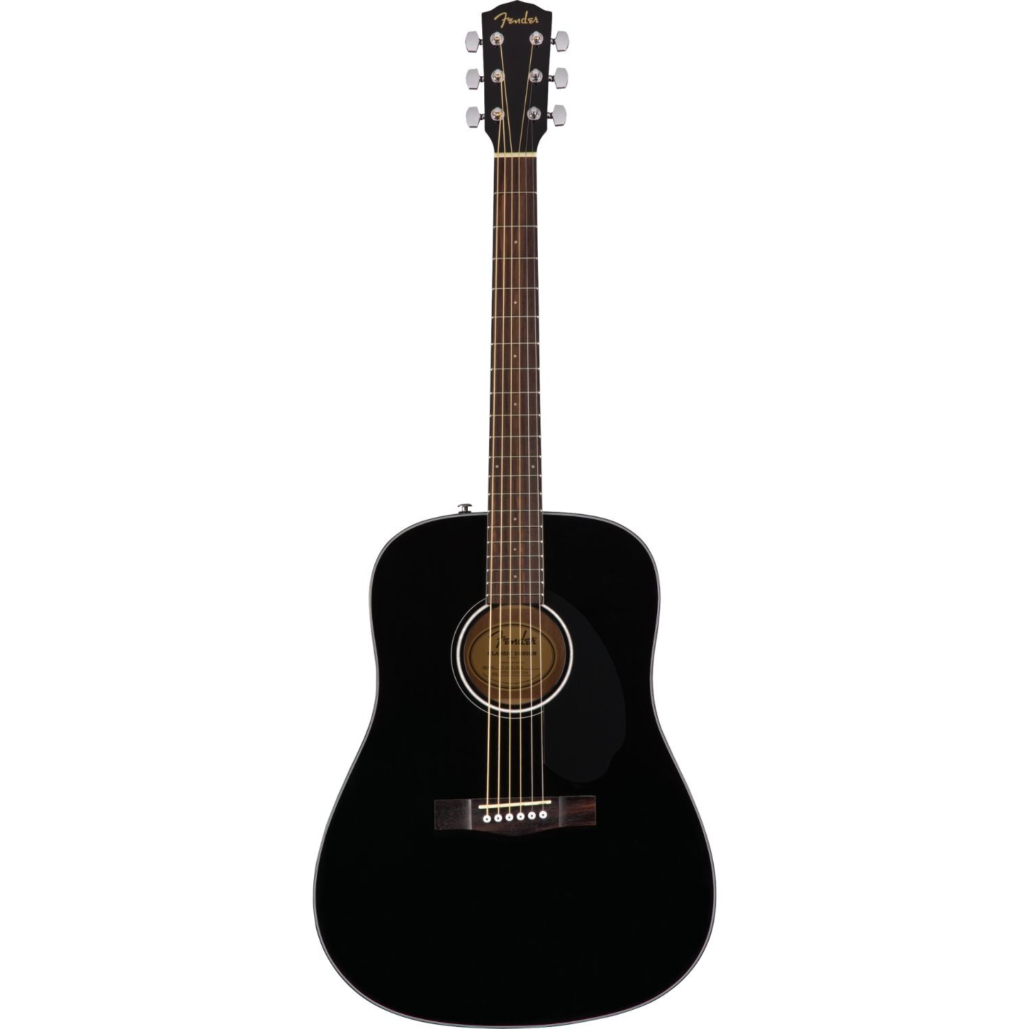 Fender Acoustic Guitars Black / Single Fender CD-60S Dreadnought Acoustic Guitar