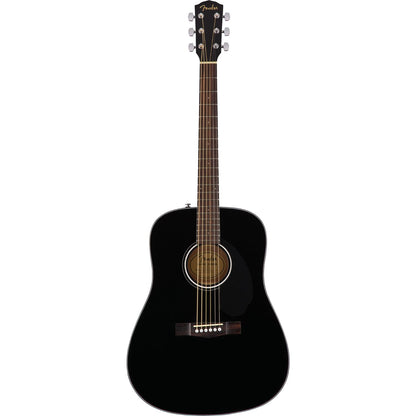 Fender Acoustic Guitars Black / Single Fender CD-60S Dreadnought Acoustic Guitar