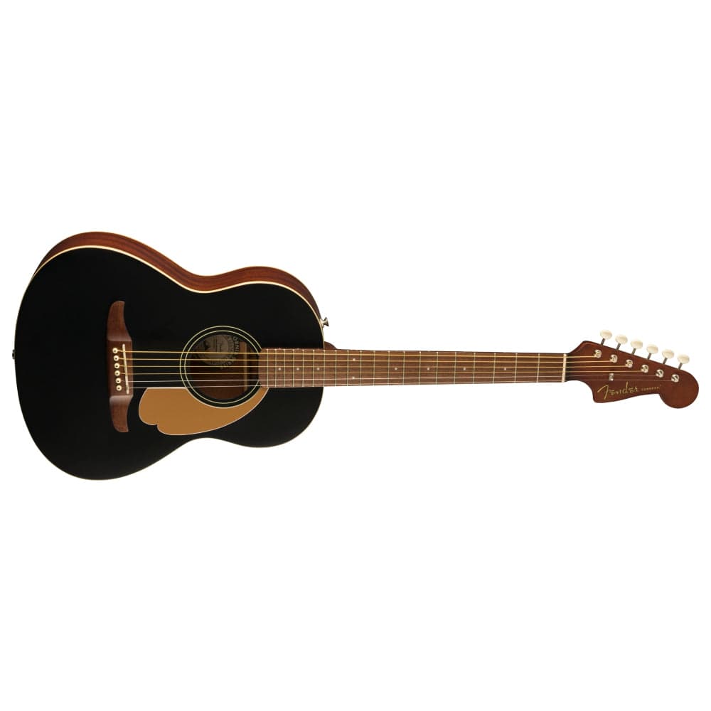 Fender Acoustic Guitars Black Top Fender Limited Edition FSR Sonoran Mini Acoustic Guitar with Bag