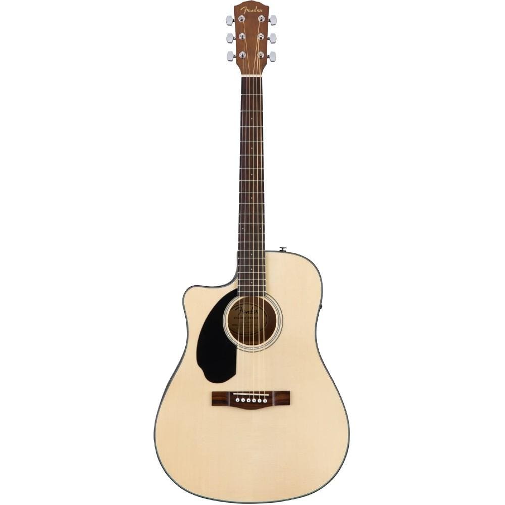 fender acoustic guitars fender cd-60sce left hand acoustic guitar - natural