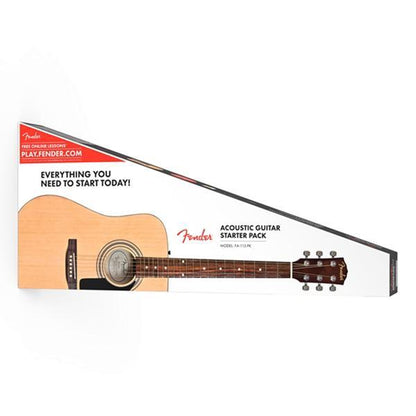 fender acoustic guitars fender fa-115 dreadnought acoustic guitar pack - natural - open box