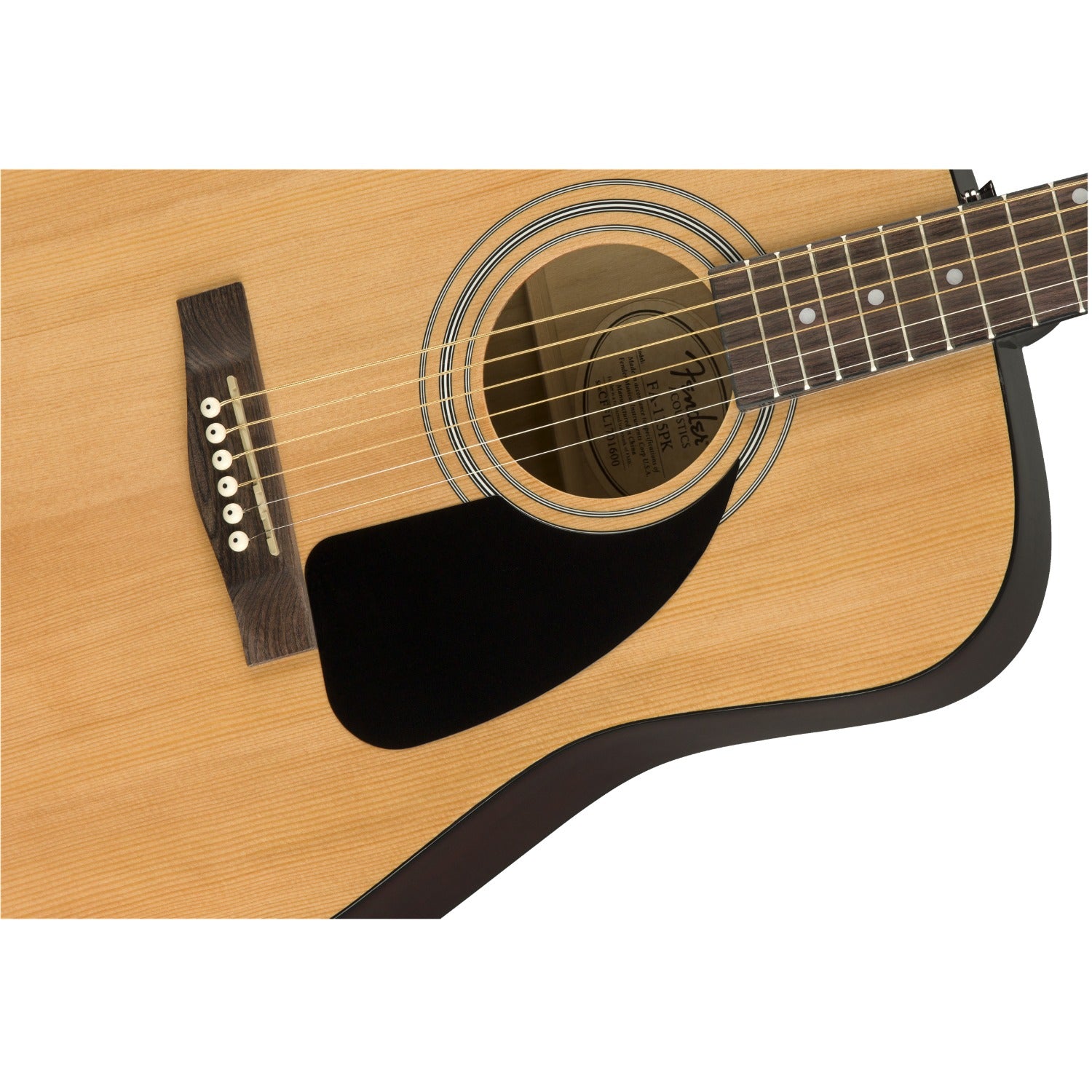 Fender Acoustic Guitars Fender FA-115 Dreadnought Acoustic Guitar Pack with Gig Bag, Strap, String Set and Picks - Natural #fingerboard_laminated-hardwood