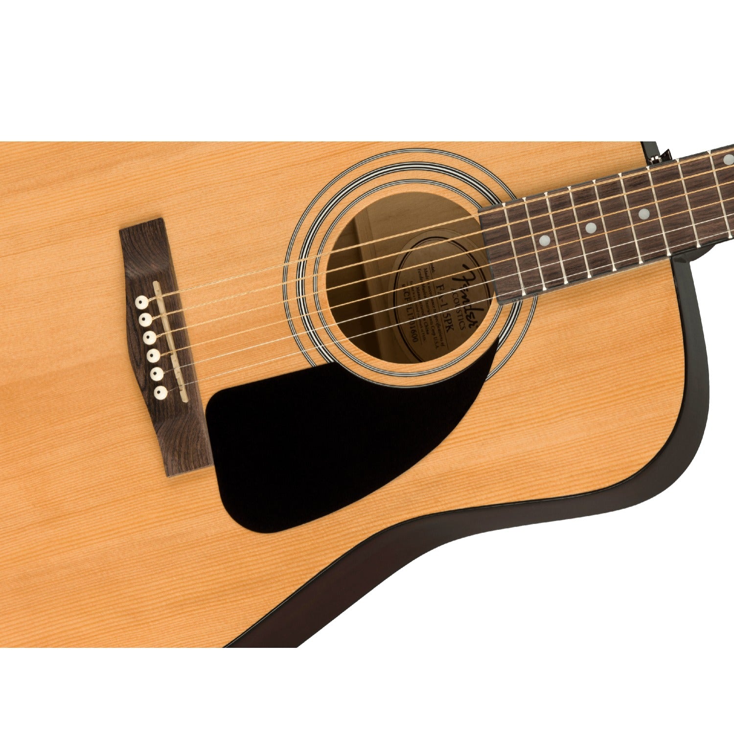 Fender Acoustic Guitars Fender FA-115 Dreadnought Acoustic Guitar Pack with Gig Bag, Strap, String Set and Picks - Natural 