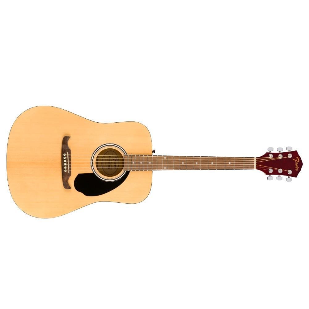 fender acoustic guitars fender fa-125 dreadnought acoustic guitar with gig bag - open box