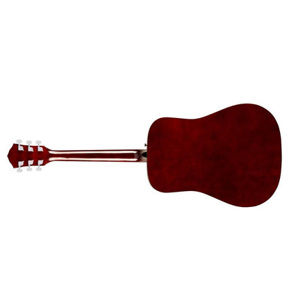 fender acoustic guitars fender fa-125 dreadnought acoustic guitar with gig bag - open box