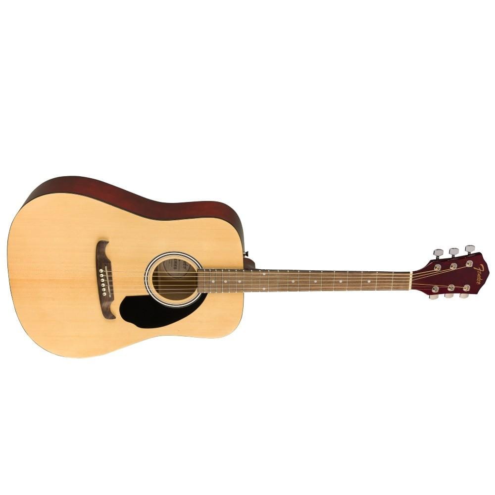fender acoustic guitars fender fa-125 dreadnought acoustic guitar with gig bag - open box