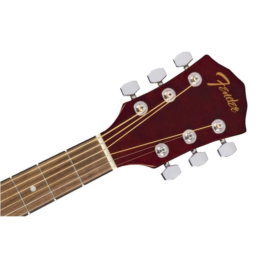 fender acoustic guitars fender fa-125 dreadnought acoustic guitar with gig bag - open box