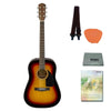 Fender Acoustic Guitars Pack / Sunburst Fender CD-60 Dread V3 DS 6 String Acoustic Guitar