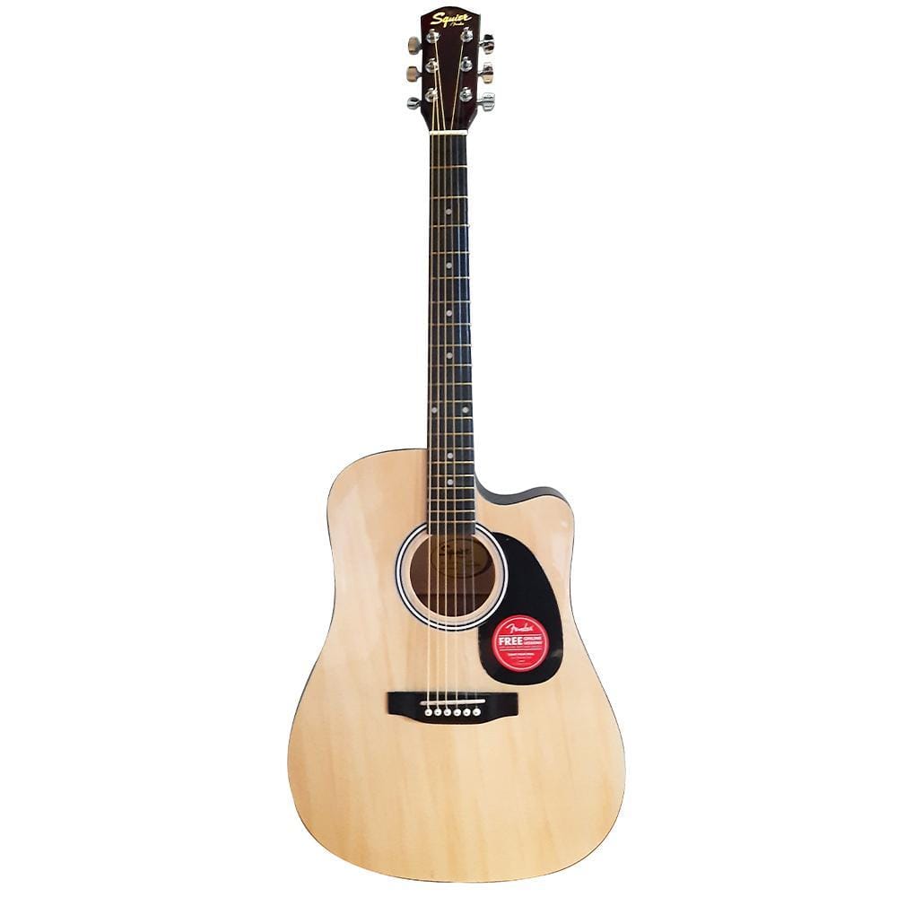 Fender Acoustic Guitars Single Fender Squier SA-150C 6-Strings Acoustic Guitar