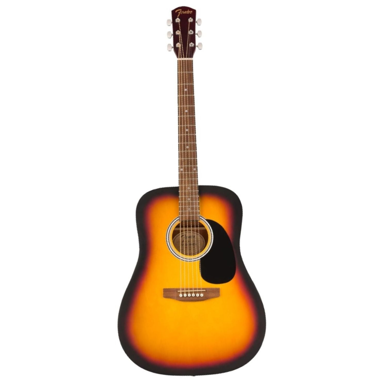 Fender Acoustic Guitars Sunburst Fender FA-25 Dreadnought 6 String Acoustic Guitar #color_sunburst
