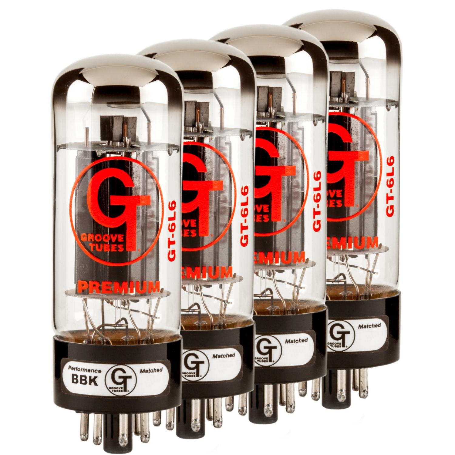 Fender Amplifier Tubes Set of 4 Fender GT-6L6-S Groove Amplifier Tubes