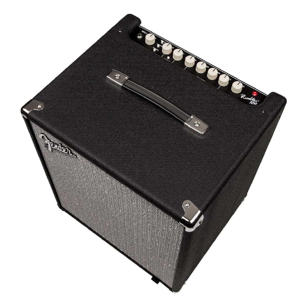 fender bass combo amplifiers fender rumble 100 watt bass combo amplifier with cable & polishing cloth