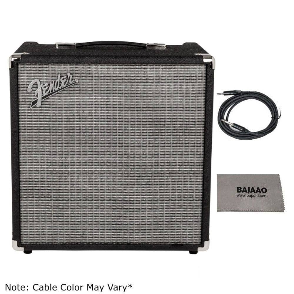 Fender Bass Combo Amplifiers Fender Rumble 40 Watts Bass Amplifier with Cable & Polishing Cloth