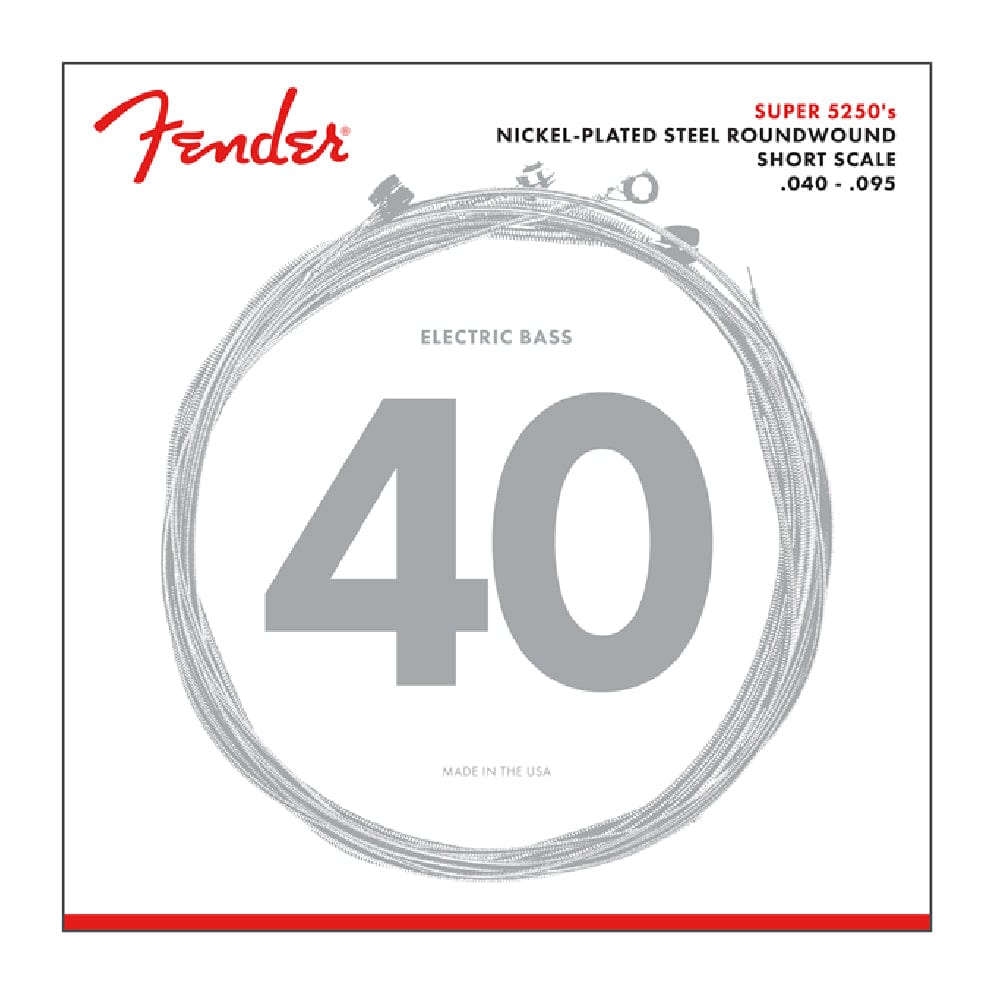 fender bass guitar strings short scale fender super 5250's 5250xl nickel plated short scale 4 string bass string set   