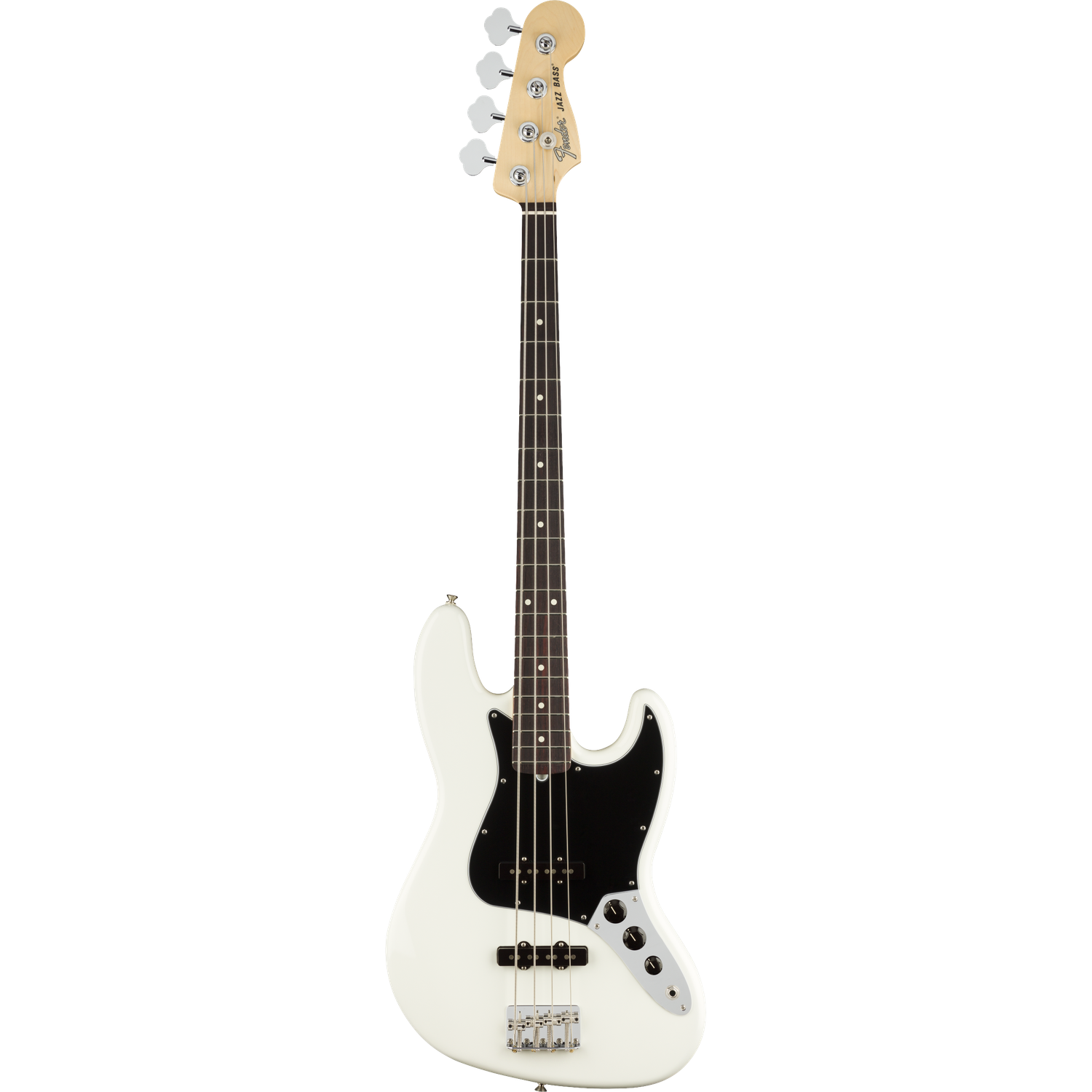 Fender Bass Guitars Arctic White Fender American Performer Jazz 4-String Electric Bass Guitar