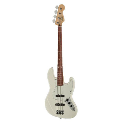 Fender Bass Guitars Arctic White Fender Pau Ferro Standard Jazz Bass Guitar