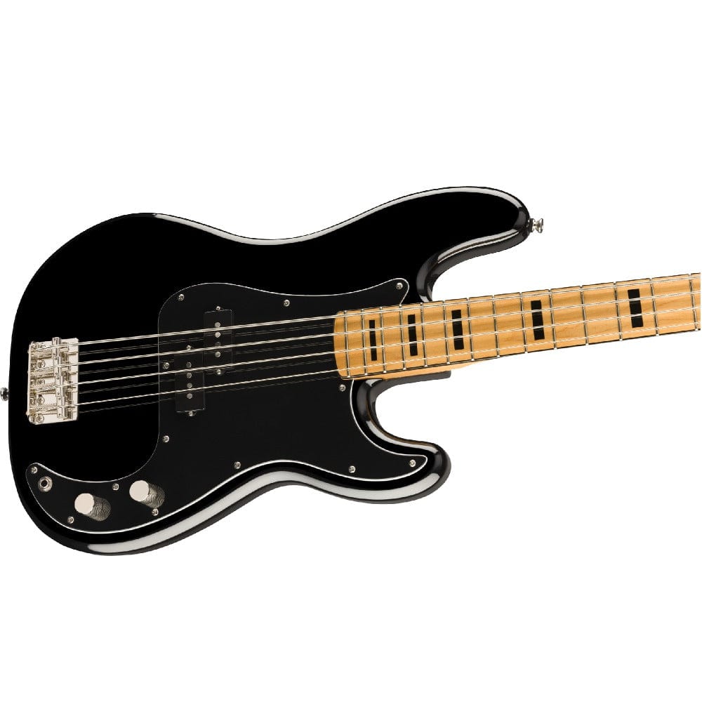 fender bass guitars black fender squier classic vibe precision bass '70s bass guitar   