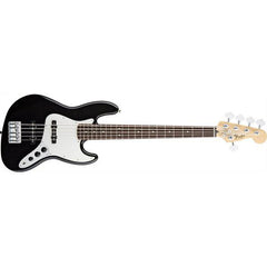 Fender Bass Guitars Black Fender Standard Jazz Bass V Mexican Bass Guitar