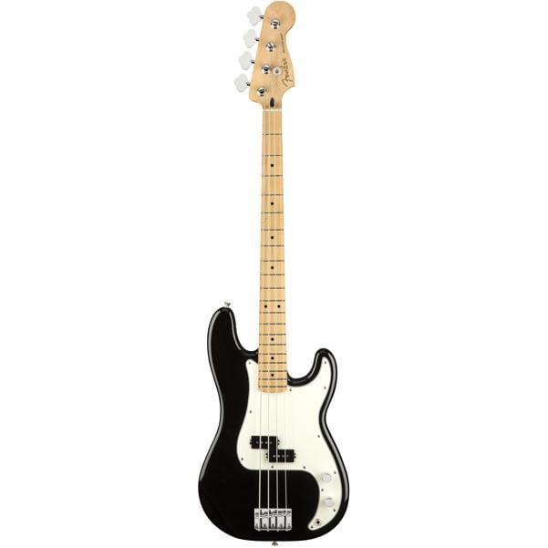 fender bass guitars black / maple fender player precision bass 4 string bass guitar   #color_black,fretboard_maple