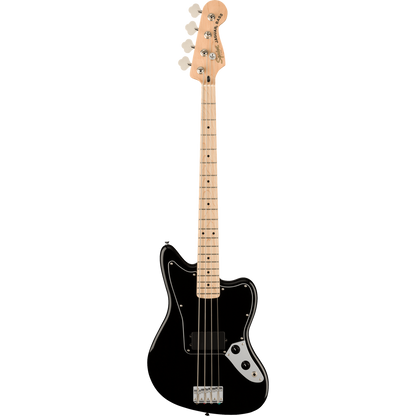Fender Bass Guitars Black / Maple Fender Squier Affinity Series H Jaguar 4-String Bass Guitar