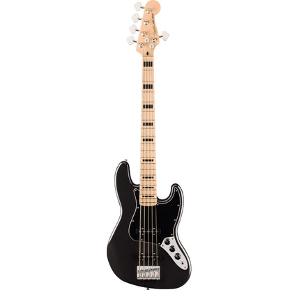 Fender Bass Guitars Black Metallic Fender Squier Affinity Active V Jazz 5 String Bass Guitar