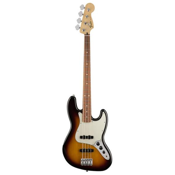 Fender Bass Guitars Brown Sunburst Fender Pau Ferro Standard Jazz Bass Guitar