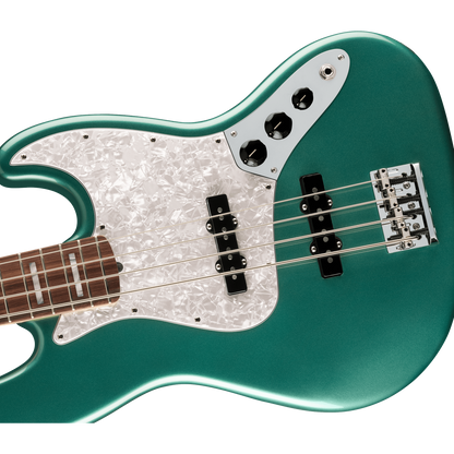Fender Bass Guitars Fender Adam Clayton Jazz Bass Guitar, Rosewood Fingerboard, Sherwood Green Metallic
