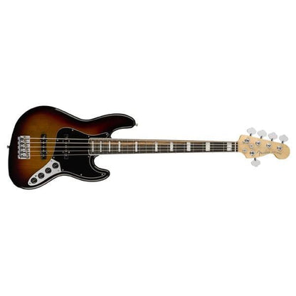 fender bass guitars fender american elite jazz bass v bass guitar - 3 color sunburst