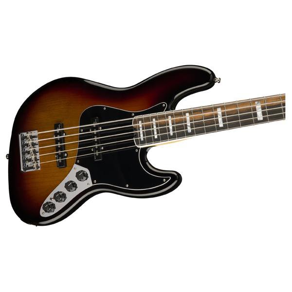 fender bass guitars fender american elite jazz bass v bass guitar - 3 color sunburst