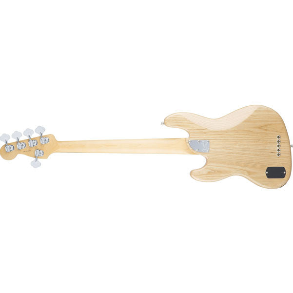 fender bass guitars fender american elite jazz bass v bass guitar - natural