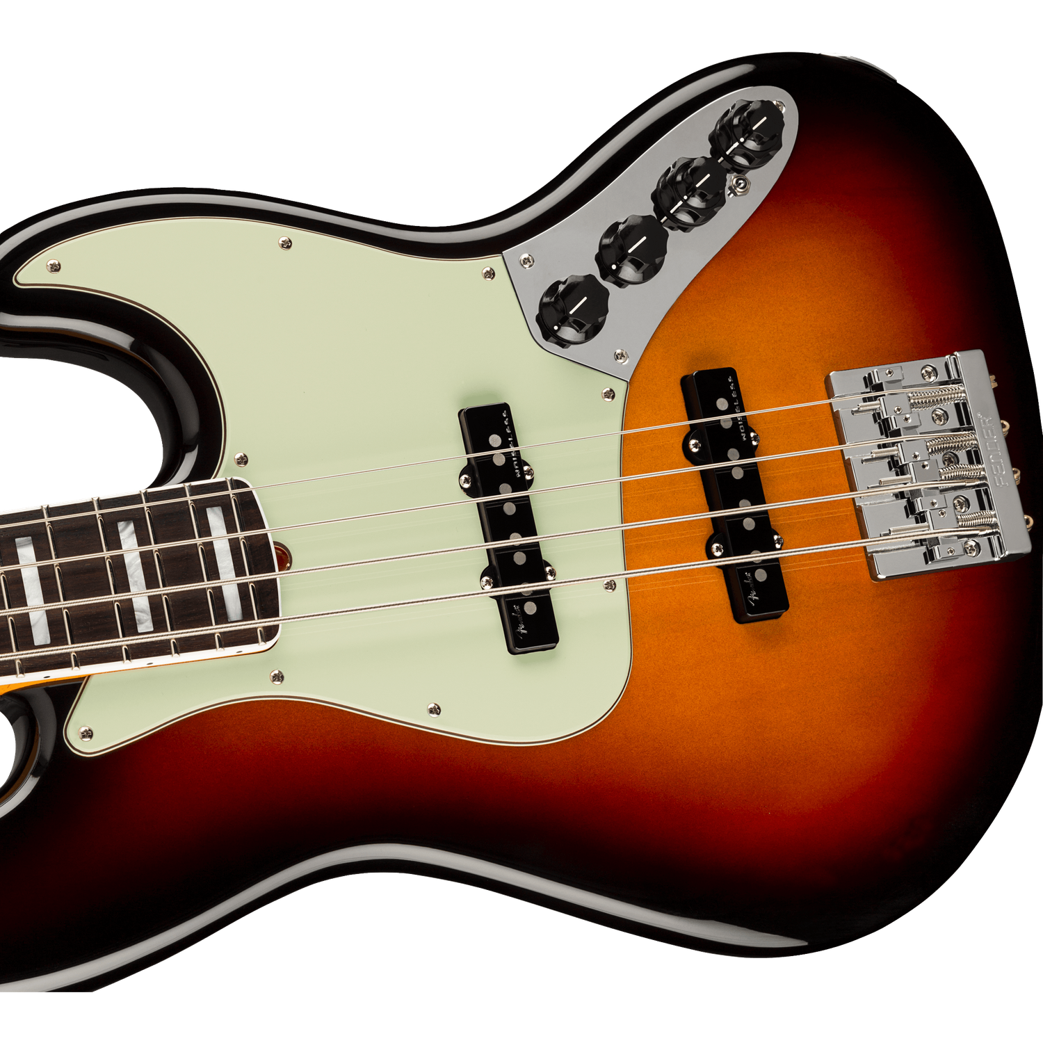 Fender Bass Guitars Fender American Ultra Jazz Bass 4-String Bass Guitar
